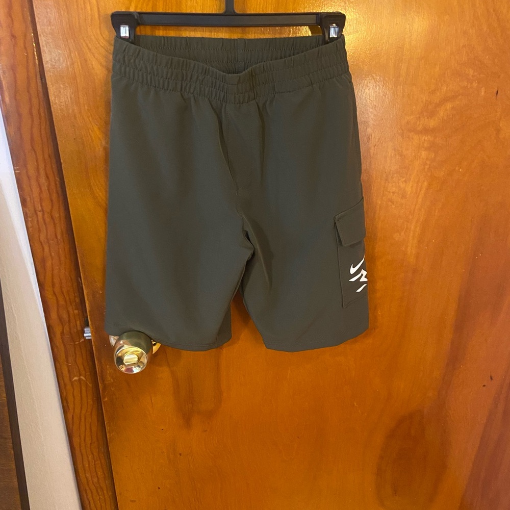 3 Brand Boy’s Green Lightweight Cargo Shorts